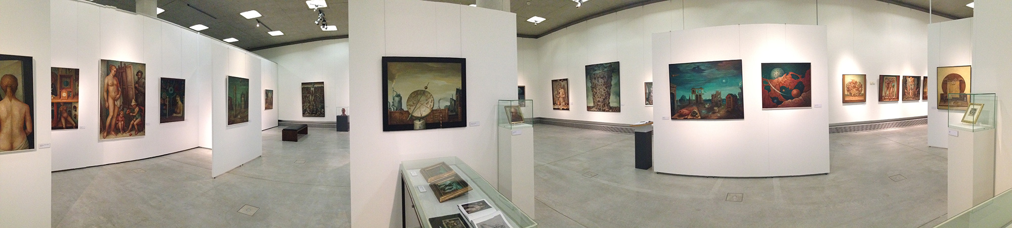 Mila-wall Ausstellungräume im Weitwinkel im Museum für Archäologie Herne