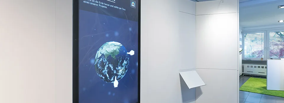 Mila-wall Display : des cloisons multimédias interactives