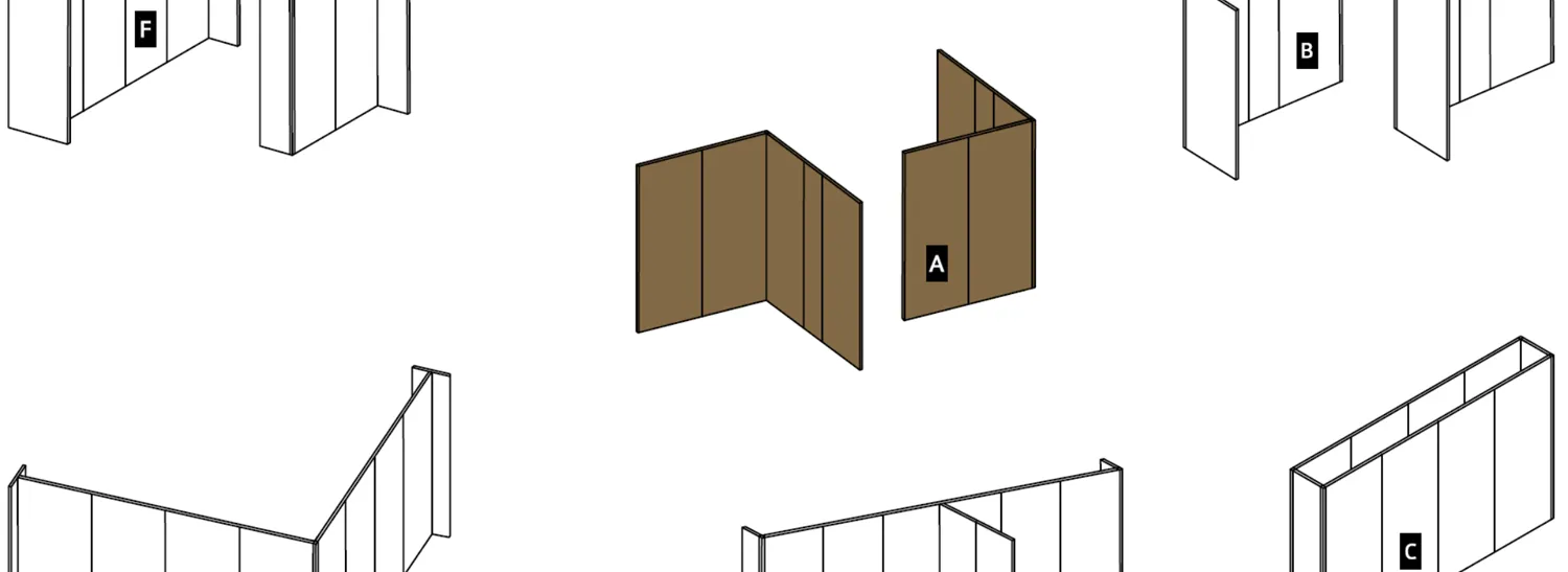 Mila-wall Kits : ensembles modulaires en pack